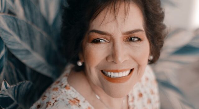 Elderly Woman Smiling